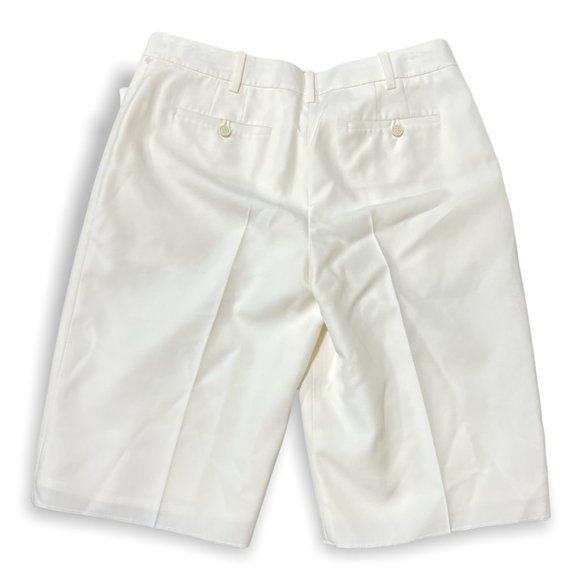 Alexander Wang White High Waist Viscose Wool Blend Bermuda Shorts Size 8 NWT - Picture 6 of 11